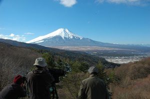 二十曲峠から望む富士山