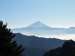 昇仙峡パノラマ台からの富士