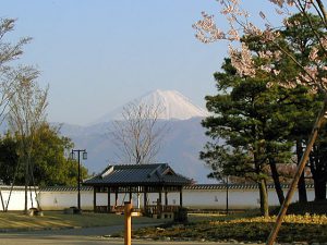 舞鶴城公園からの富士