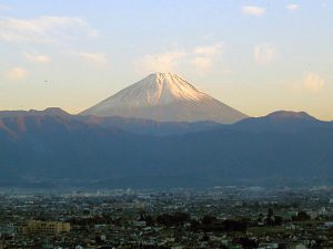 赤坂台地からの富士