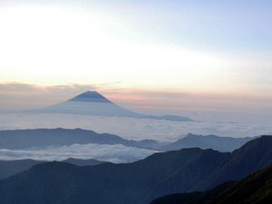 北岳からの富士