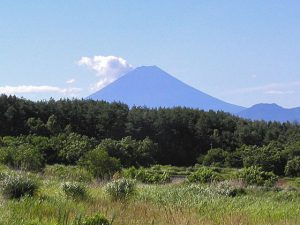 明野農村公園からの富士