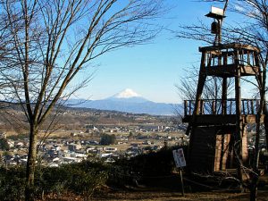 須玉ふるさと公園からの富士