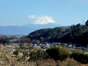 花水坂からの富士