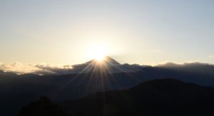 霊峰ダイヤの輝き