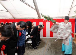 富士吉田南ＳＩＣ工事の安全を祈願